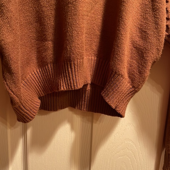 BB Dakota medium brown crop turtleneck - Picture 5 of 6